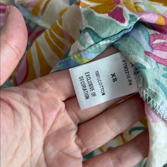 THML Anthropologie Floral Print Tank size XS - Picture 5 of 6